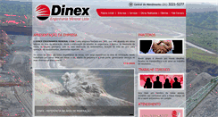 Desktop Screenshot of dinex.com.br