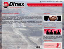 Tablet Screenshot of dinex.com.br